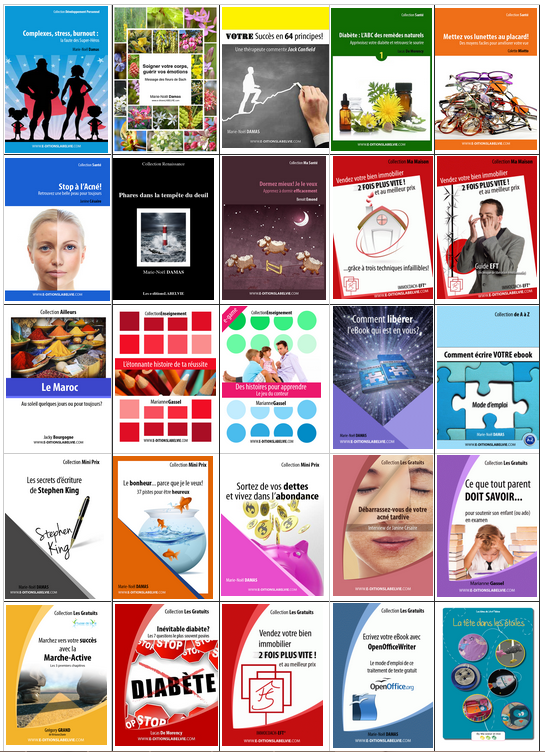 Couvertures des livres disponibles